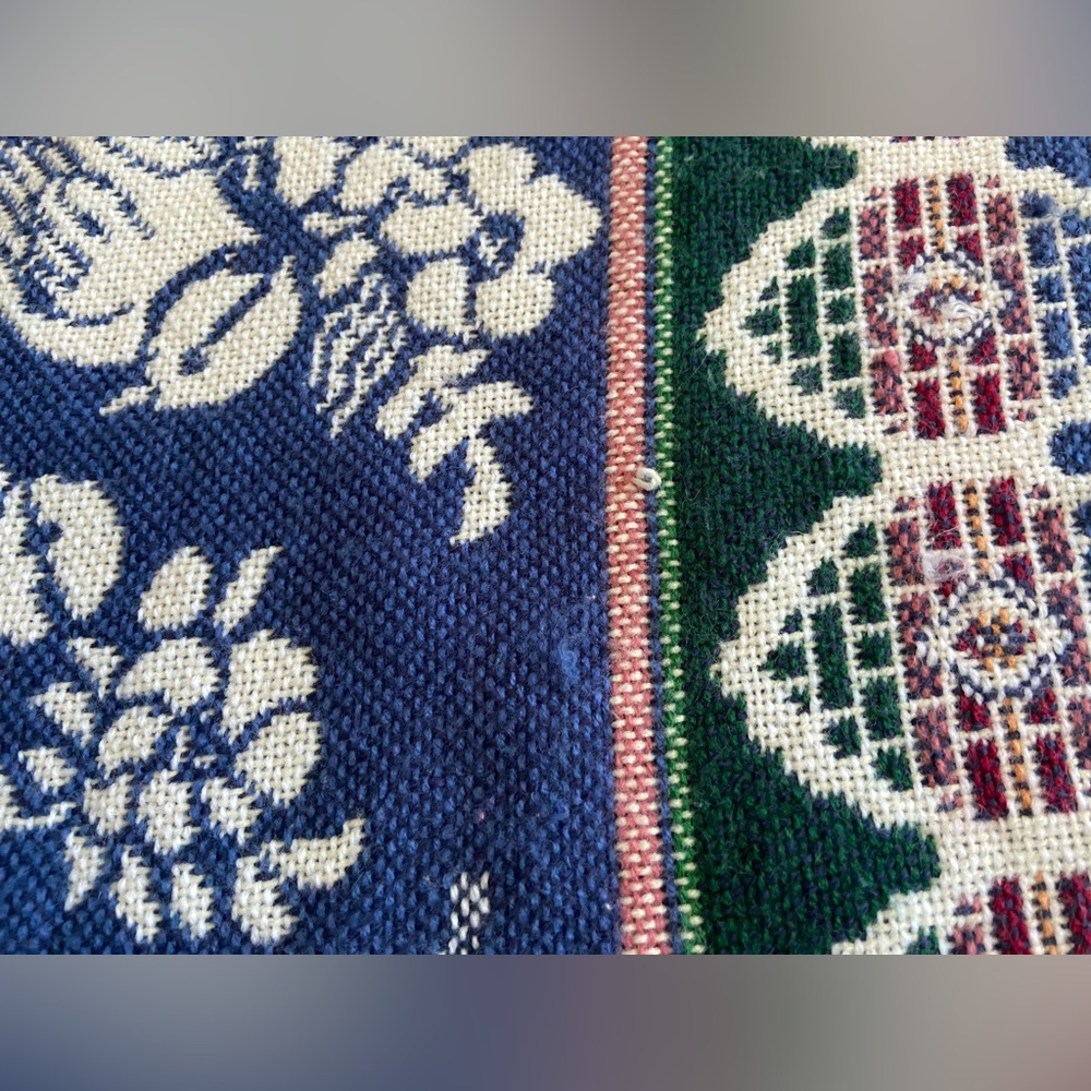 Tapestry BIRD Throw Blanket Multi Color - Picture 6 of 9